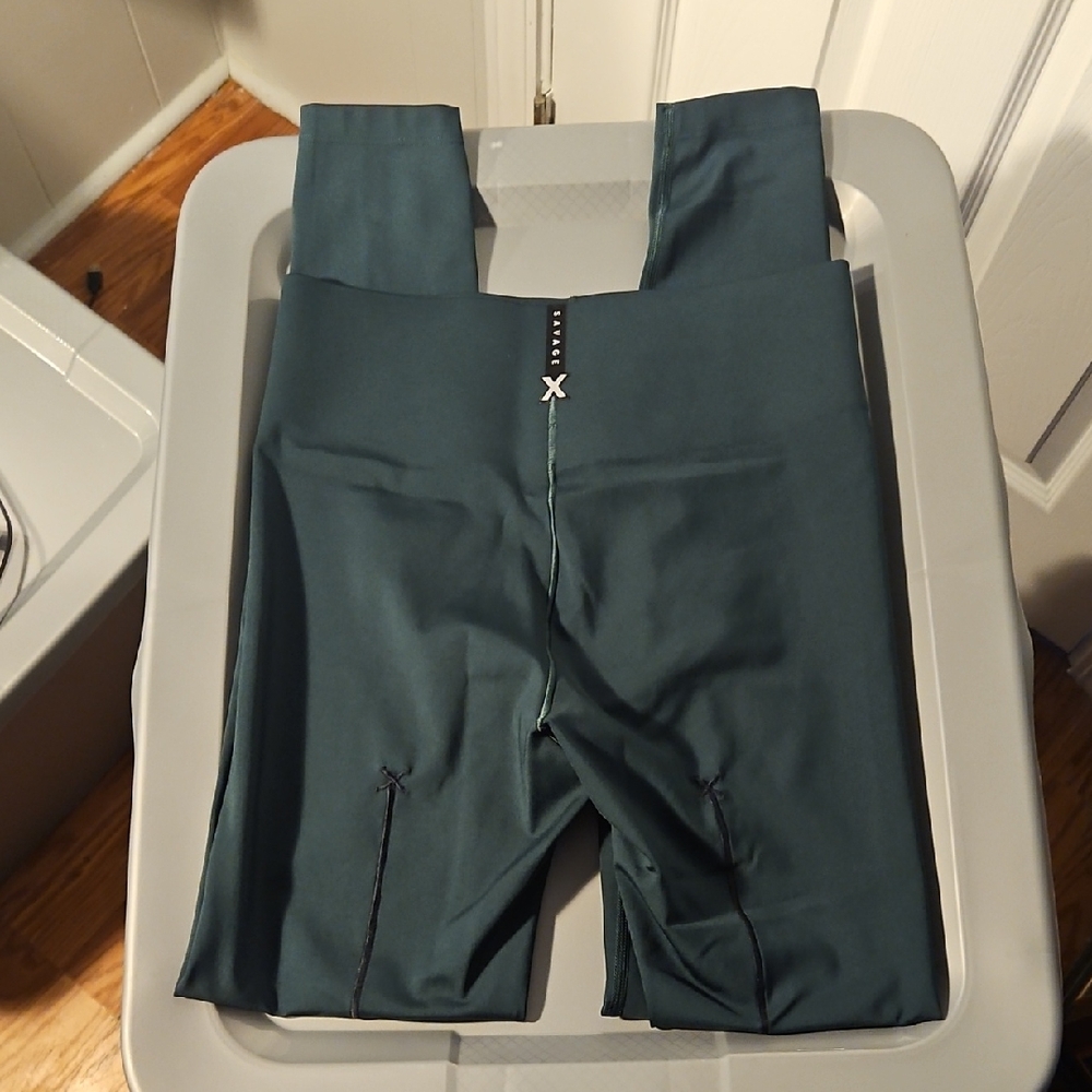 Savage X Fenty Dark Green Leggings